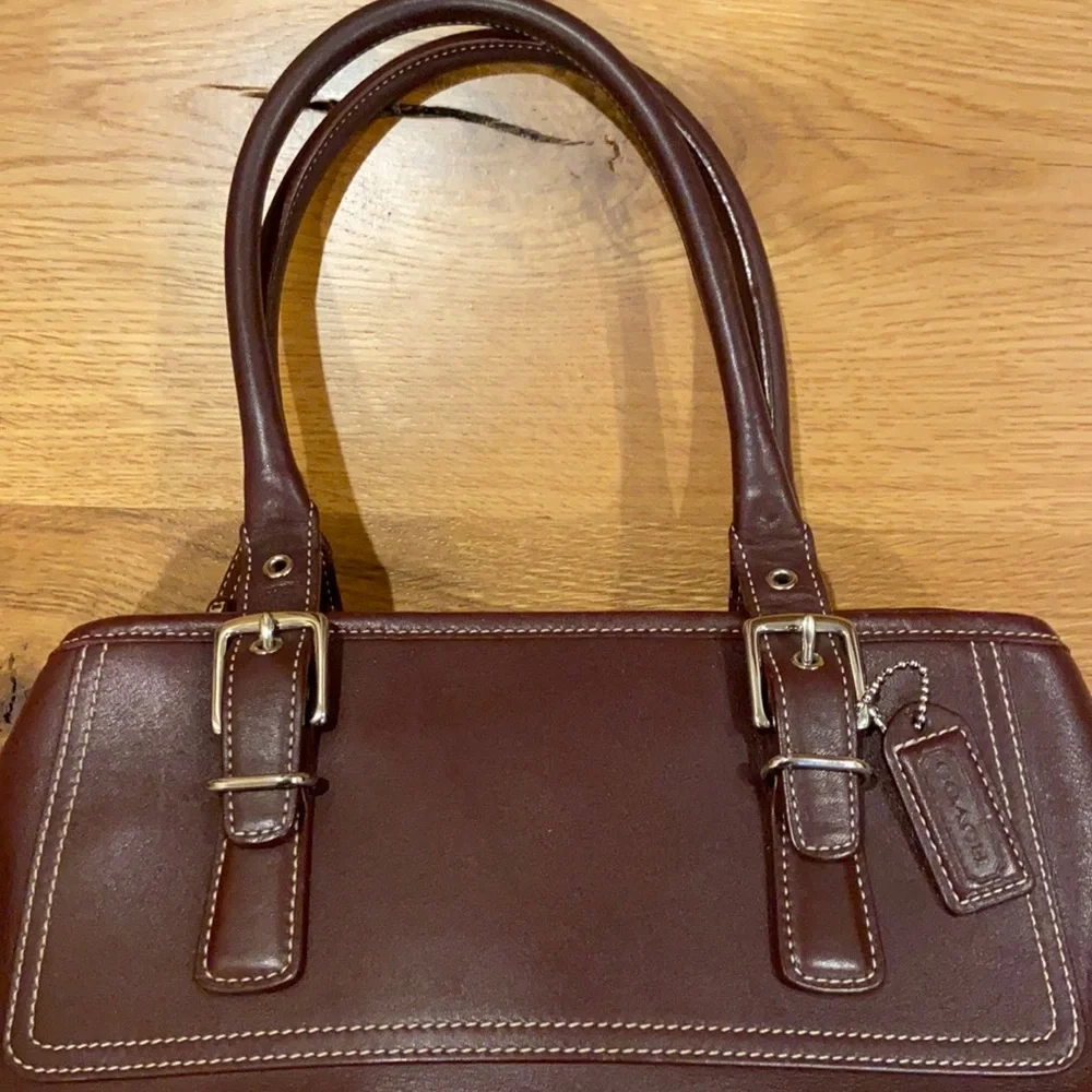 Brown Leather Coach Bag - Picture 2 of 10